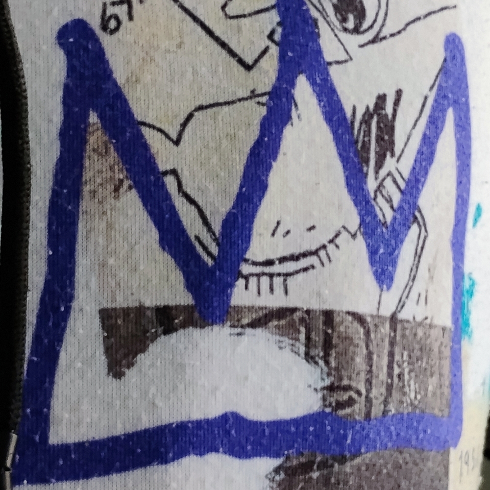 Men's Size M Members Only Jean-Michel Basquiat Hoodie.
